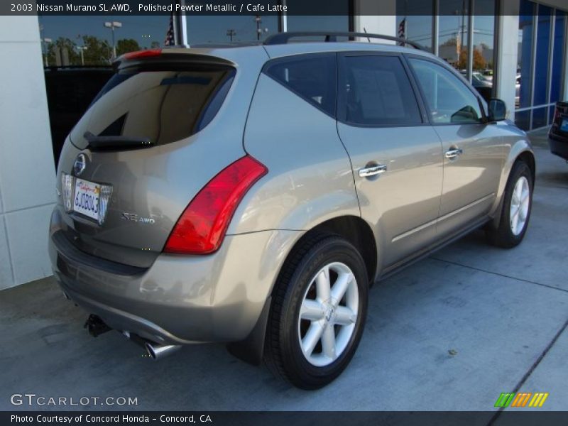 Polished Pewter Metallic / Cafe Latte 2003 Nissan Murano SL AWD