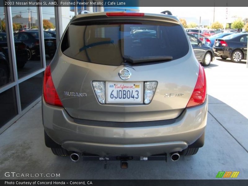 Polished Pewter Metallic / Cafe Latte 2003 Nissan Murano SL AWD
