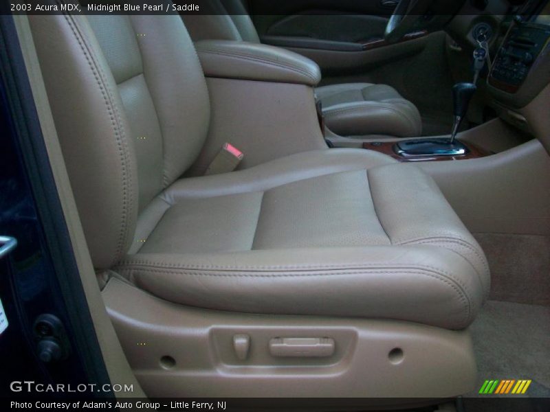 Midnight Blue Pearl / Saddle 2003 Acura MDX