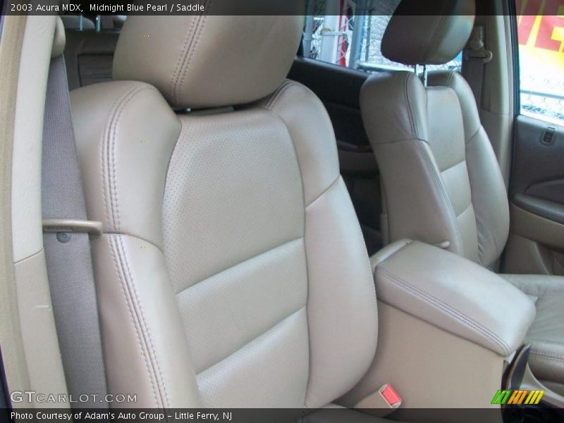 Midnight Blue Pearl / Saddle 2003 Acura MDX