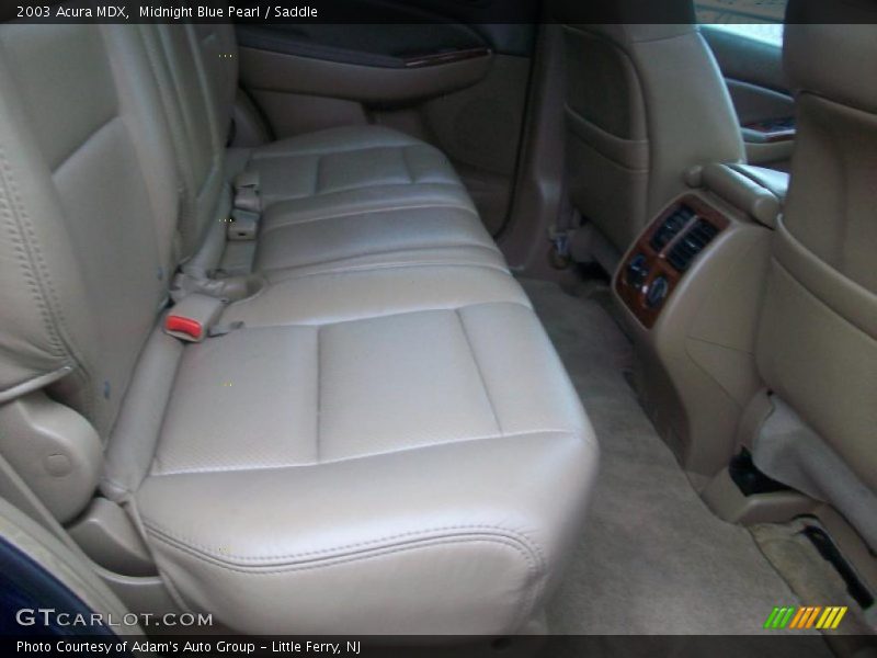 Midnight Blue Pearl / Saddle 2003 Acura MDX