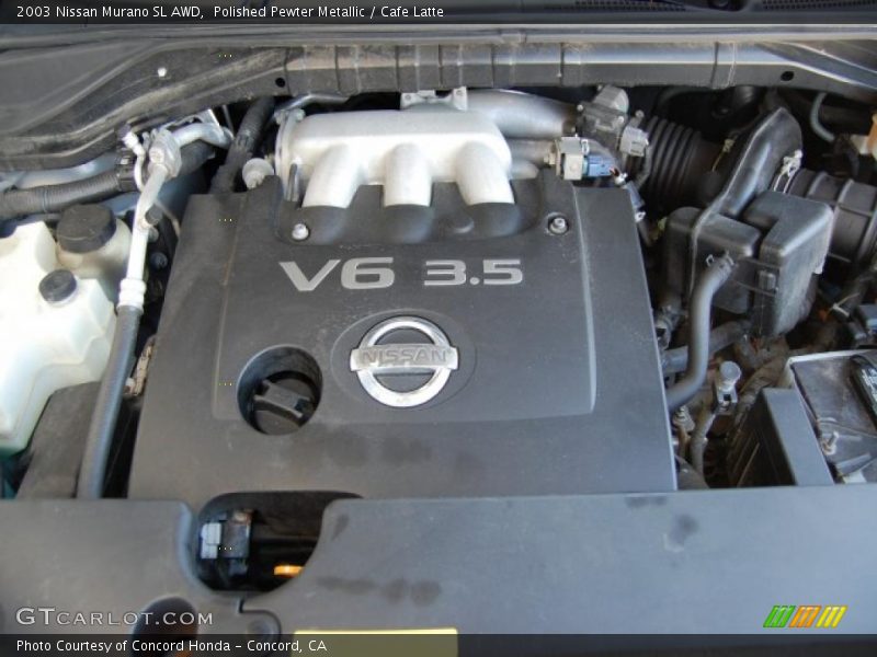 Polished Pewter Metallic / Cafe Latte 2003 Nissan Murano SL AWD