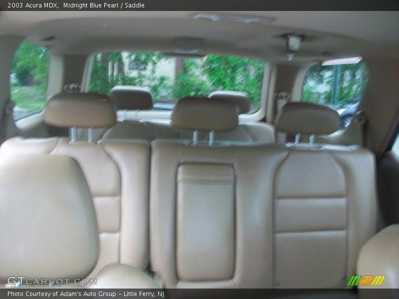 Midnight Blue Pearl / Saddle 2003 Acura MDX
