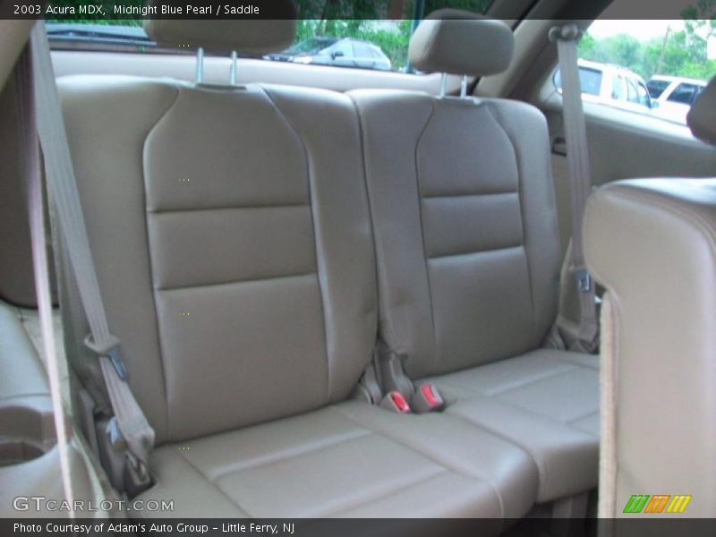 Midnight Blue Pearl / Saddle 2003 Acura MDX