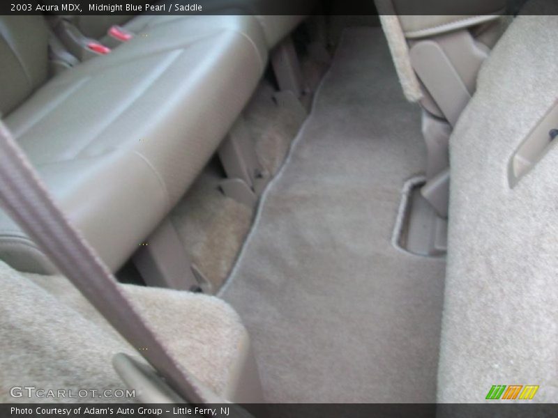 Midnight Blue Pearl / Saddle 2003 Acura MDX
