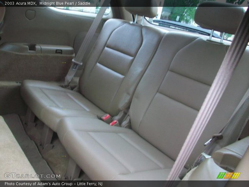 Midnight Blue Pearl / Saddle 2003 Acura MDX