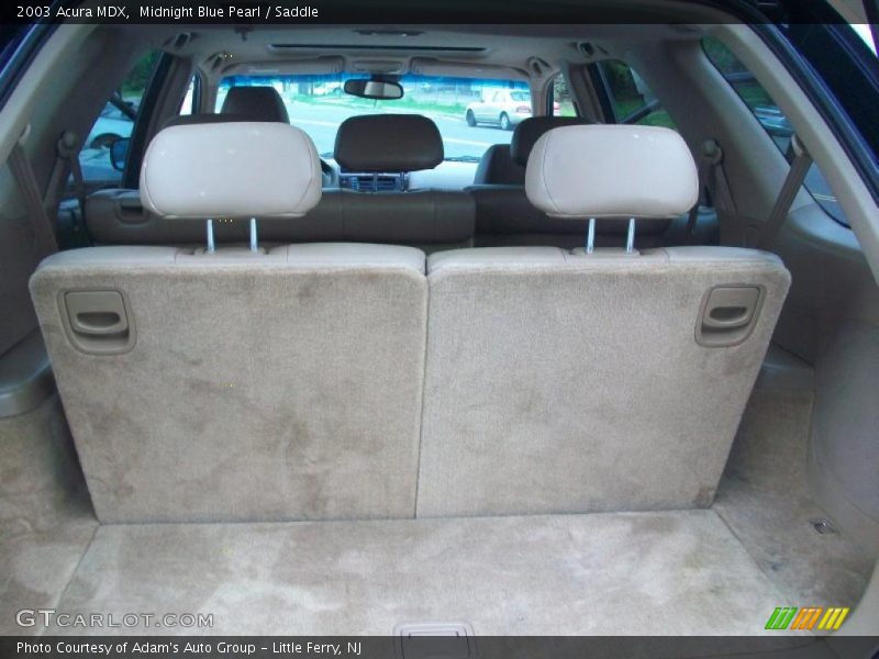 Midnight Blue Pearl / Saddle 2003 Acura MDX
