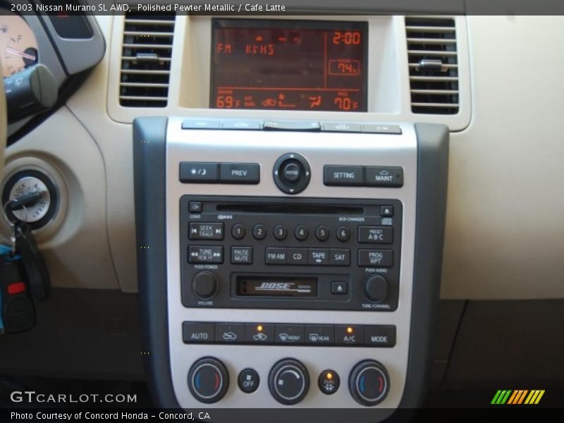 Polished Pewter Metallic / Cafe Latte 2003 Nissan Murano SL AWD