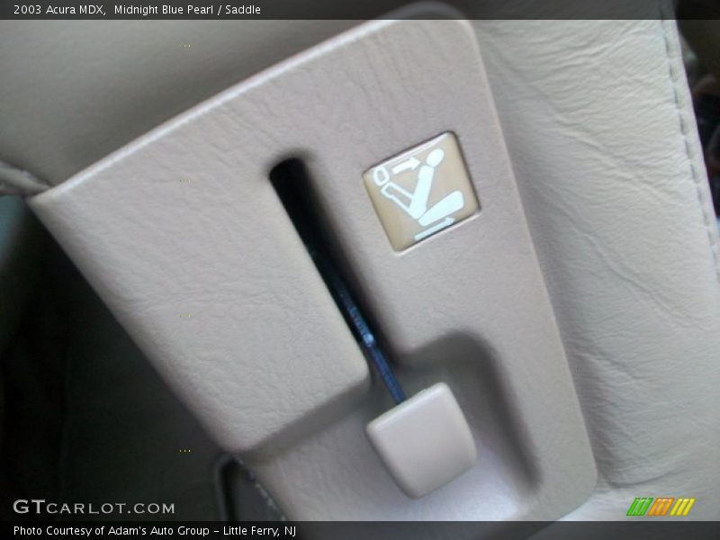 Midnight Blue Pearl / Saddle 2003 Acura MDX