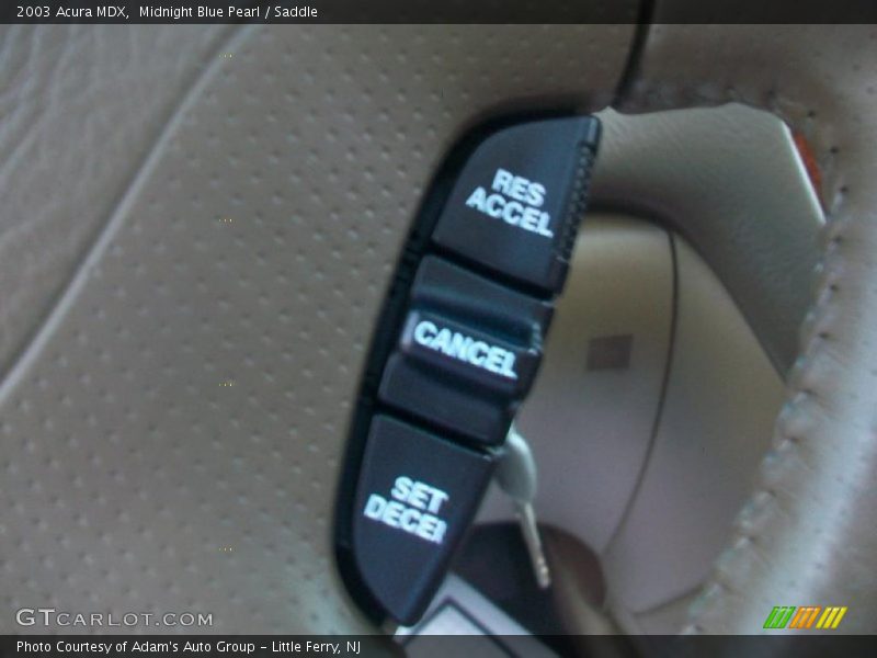 Midnight Blue Pearl / Saddle 2003 Acura MDX