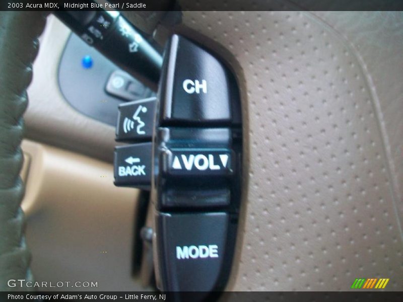 Midnight Blue Pearl / Saddle 2003 Acura MDX