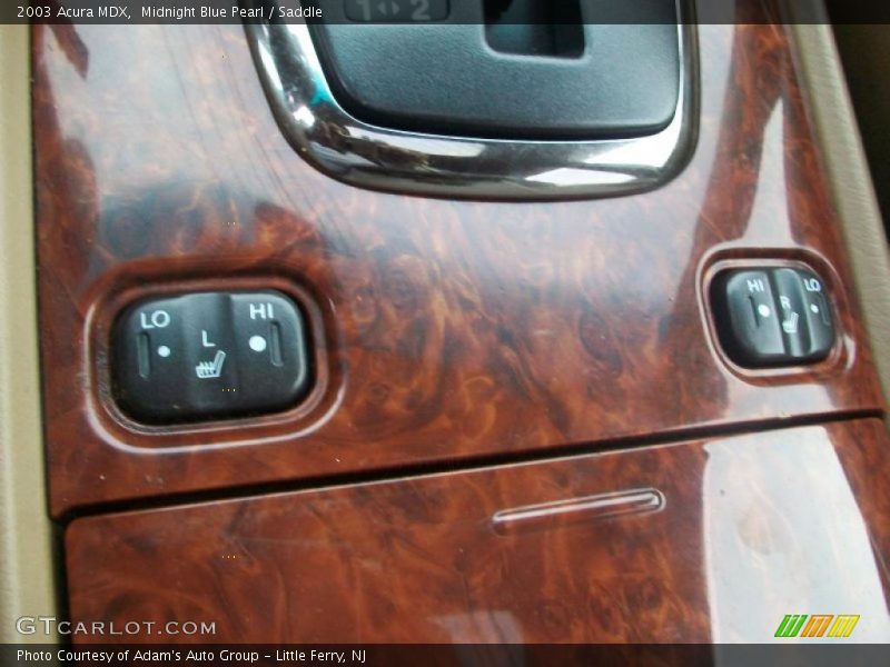 Midnight Blue Pearl / Saddle 2003 Acura MDX