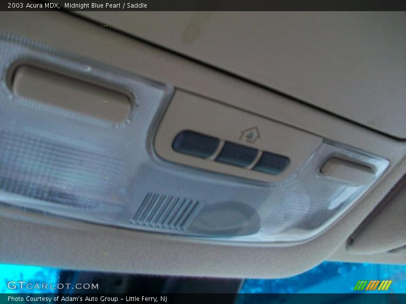 Midnight Blue Pearl / Saddle 2003 Acura MDX