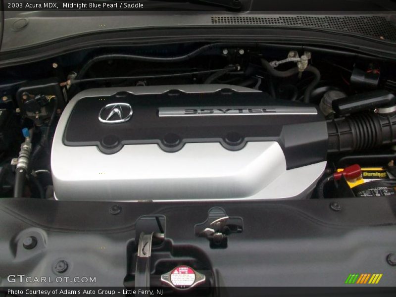 Midnight Blue Pearl / Saddle 2003 Acura MDX