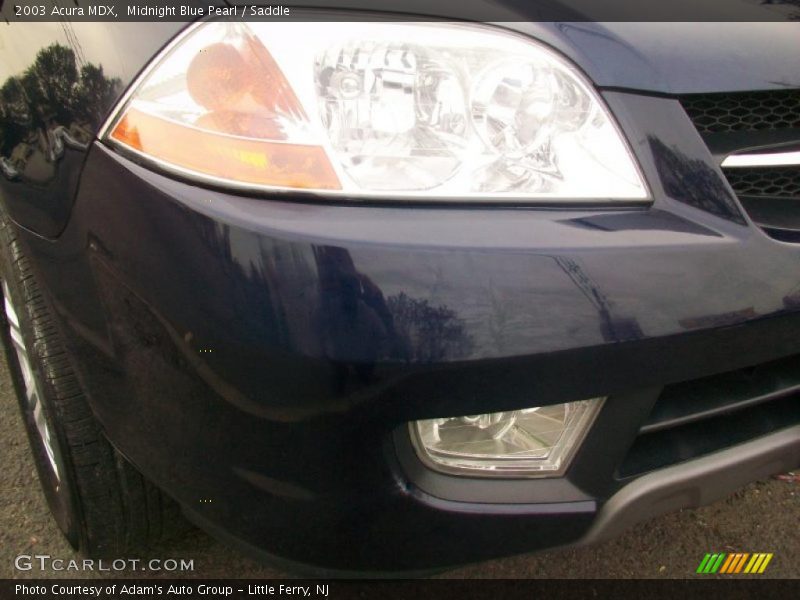 Midnight Blue Pearl / Saddle 2003 Acura MDX