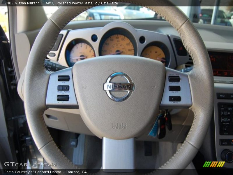 Polished Pewter Metallic / Cafe Latte 2003 Nissan Murano SL AWD