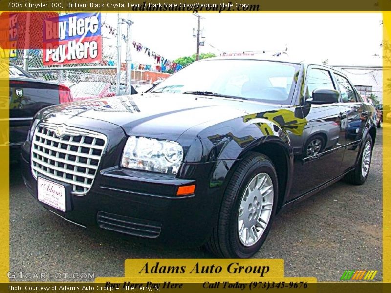 Brilliant Black Crystal Pearl / Dark Slate Gray/Medium Slate Gray 2005 Chrysler 300