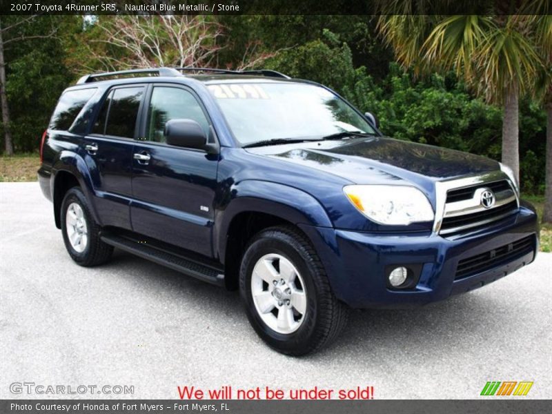 Nautical Blue Metallic / Stone 2007 Toyota 4Runner SR5