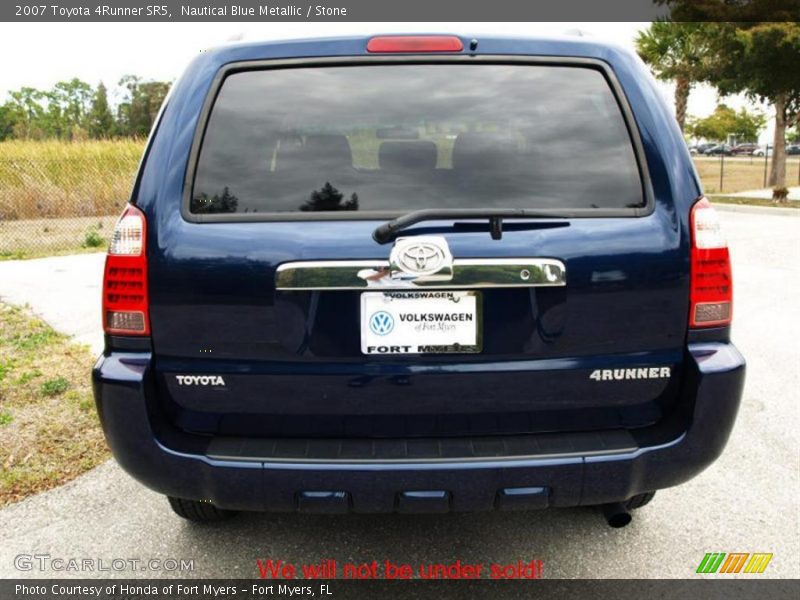 Nautical Blue Metallic / Stone 2007 Toyota 4Runner SR5
