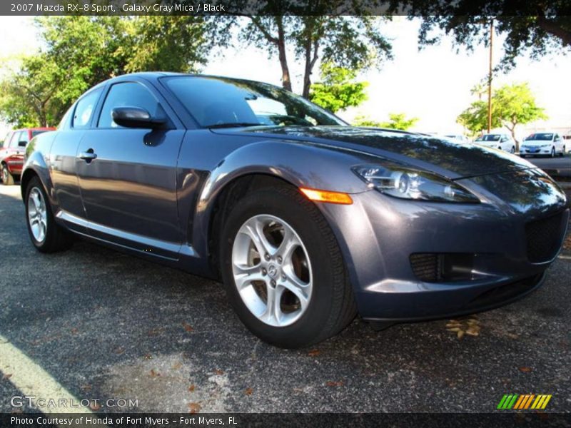 Galaxy Gray Mica / Black 2007 Mazda RX-8 Sport