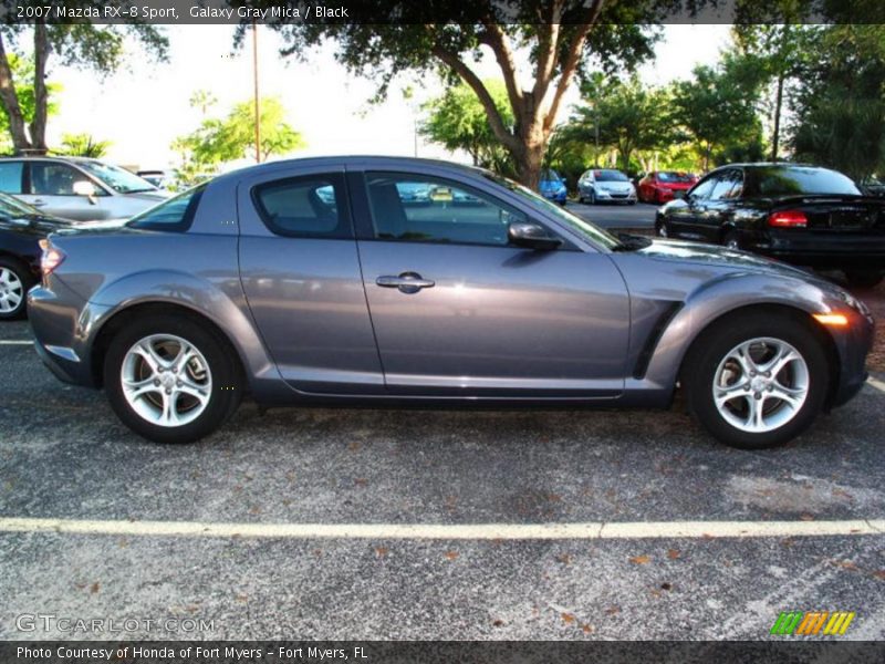 Galaxy Gray Mica / Black 2007 Mazda RX-8 Sport