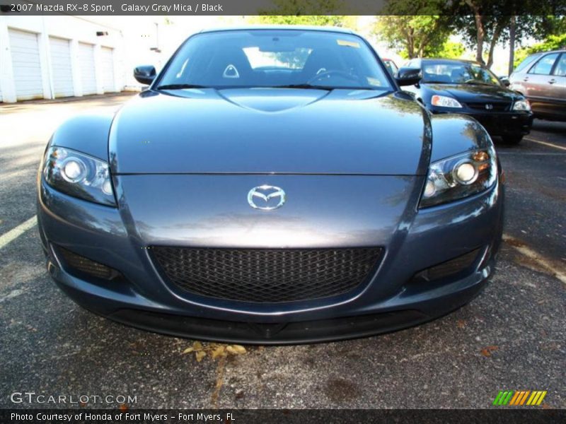 Galaxy Gray Mica / Black 2007 Mazda RX-8 Sport