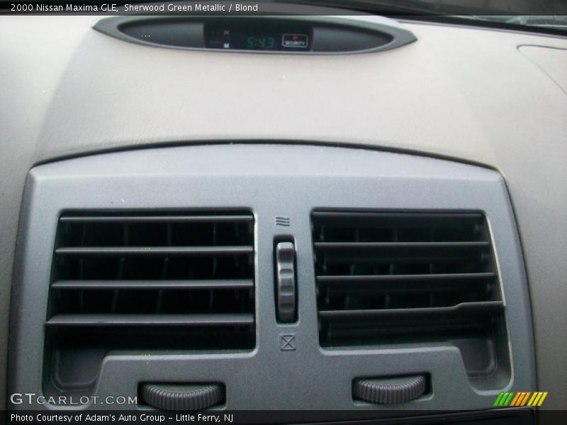 Sherwood Green Metallic / Blond 2000 Nissan Maxima GLE