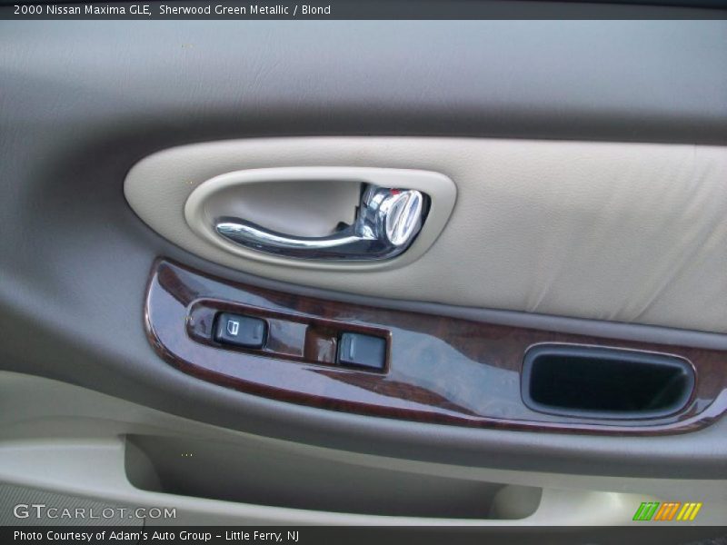 Sherwood Green Metallic / Blond 2000 Nissan Maxima GLE