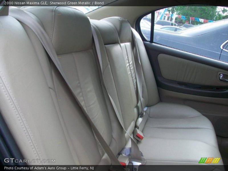 Sherwood Green Metallic / Blond 2000 Nissan Maxima GLE