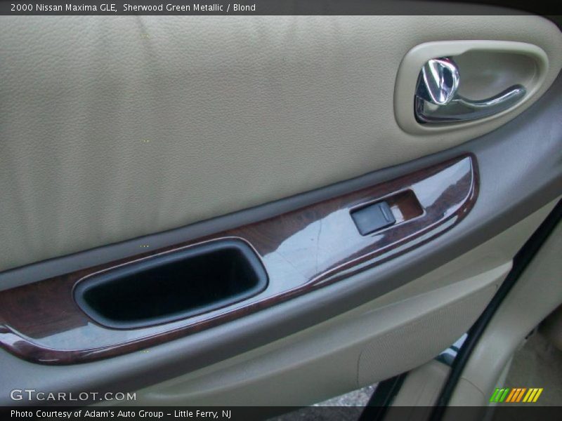 Sherwood Green Metallic / Blond 2000 Nissan Maxima GLE