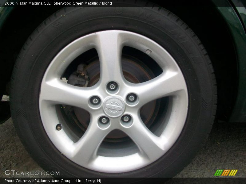 Sherwood Green Metallic / Blond 2000 Nissan Maxima GLE
