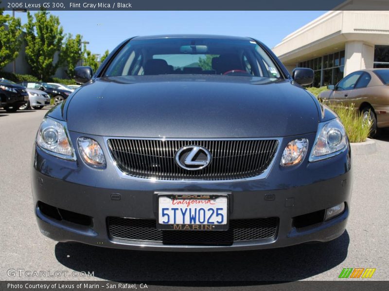 Flint Gray Mica / Black 2006 Lexus GS 300
