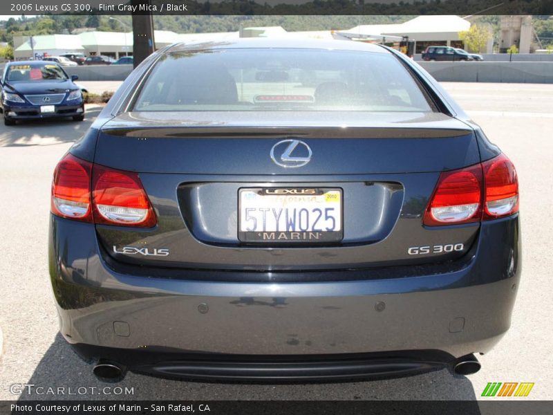 Flint Gray Mica / Black 2006 Lexus GS 300