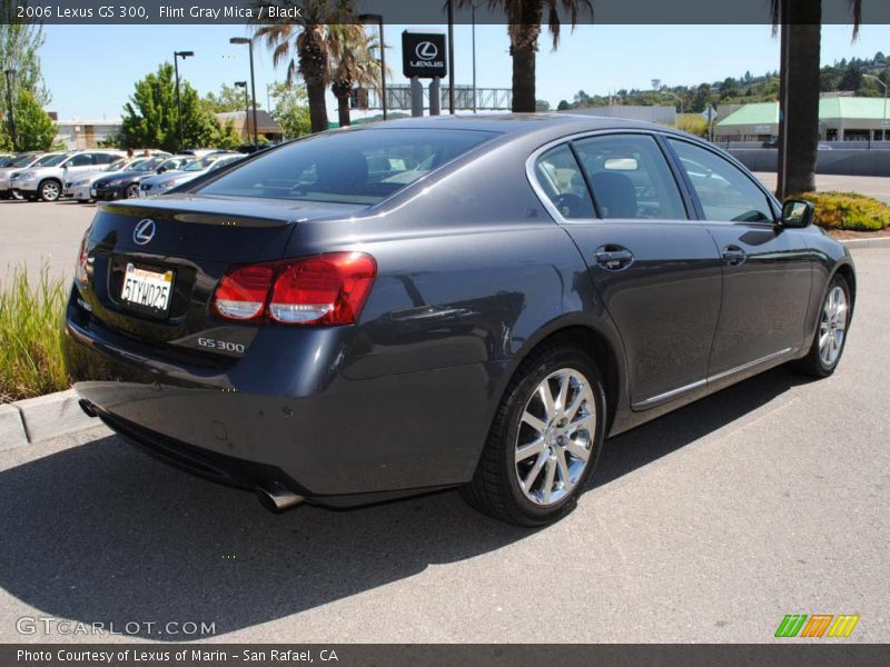 Flint Gray Mica / Black 2006 Lexus GS 300