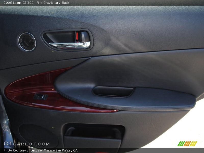 Flint Gray Mica / Black 2006 Lexus GS 300
