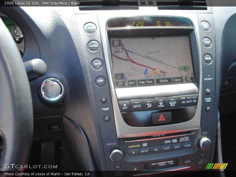 Flint Gray Mica / Black 2006 Lexus GS 300