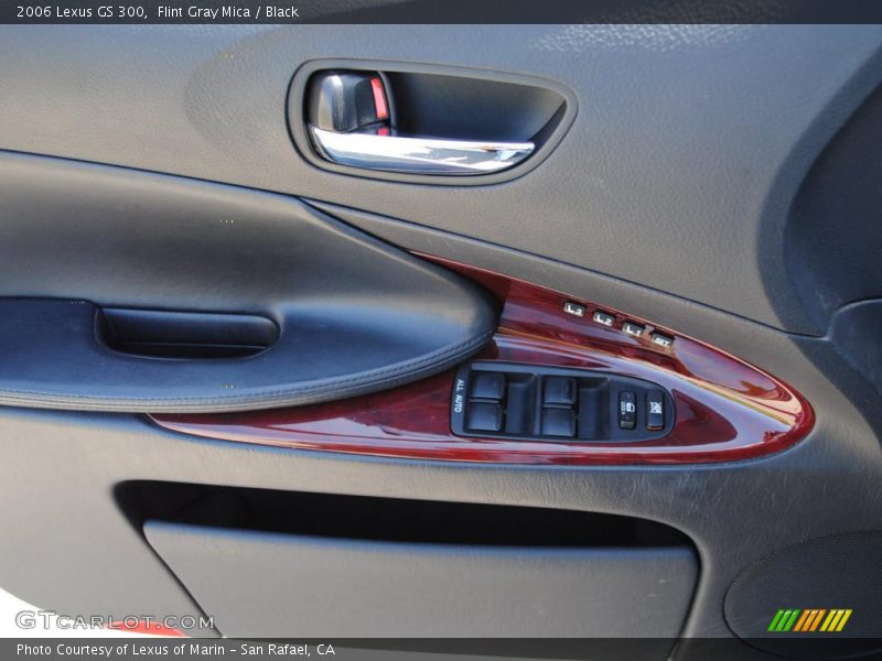 Flint Gray Mica / Black 2006 Lexus GS 300