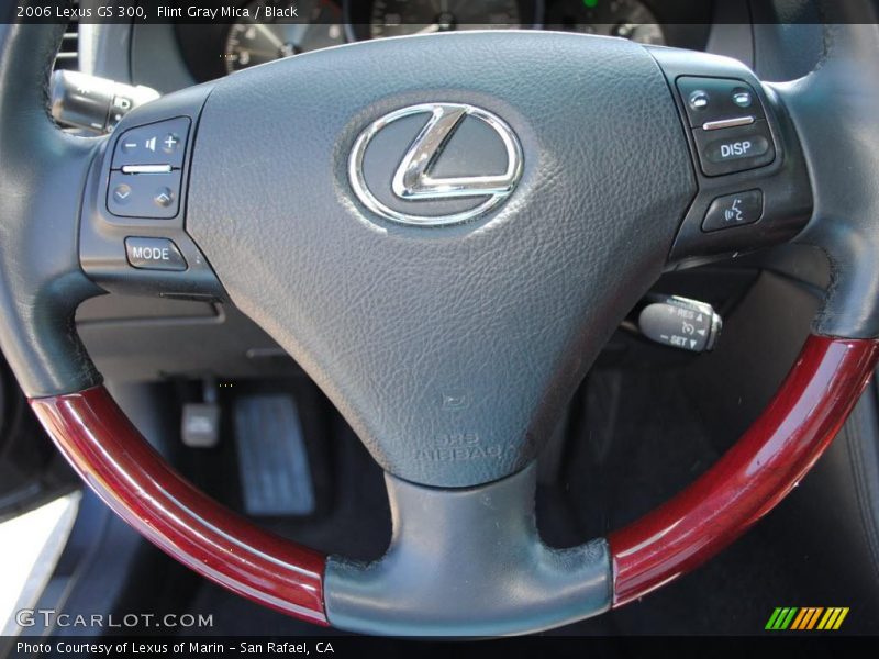 Flint Gray Mica / Black 2006 Lexus GS 300