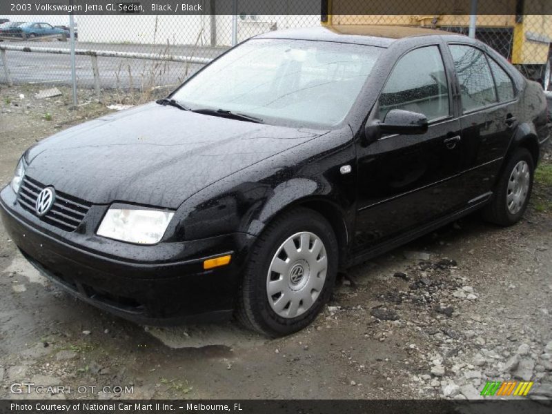 Black / Black 2003 Volkswagen Jetta GL Sedan
