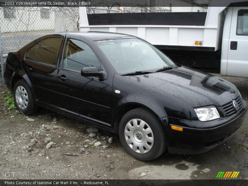 Black / Black 2003 Volkswagen Jetta GL Sedan
