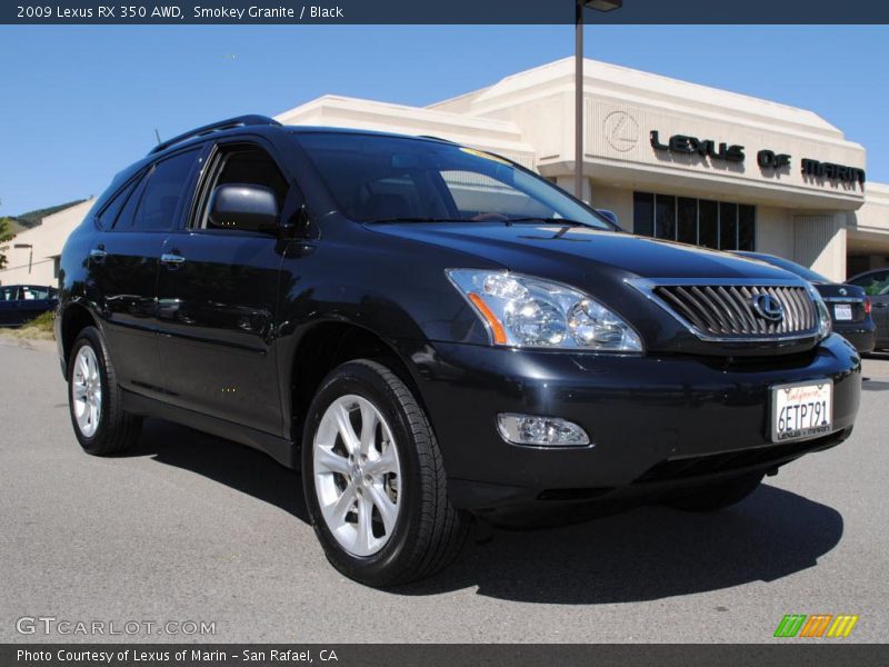 Smokey Granite / Black 2009 Lexus RX 350 AWD
