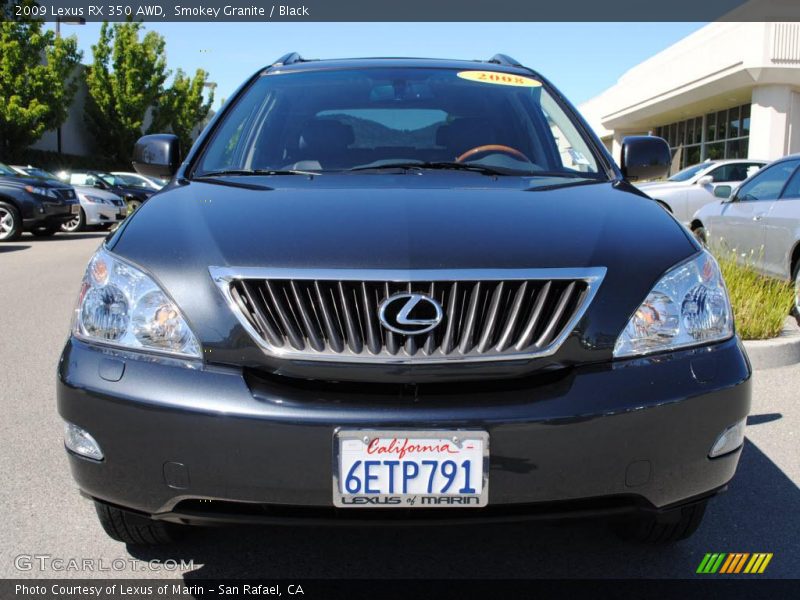 Smokey Granite / Black 2009 Lexus RX 350 AWD