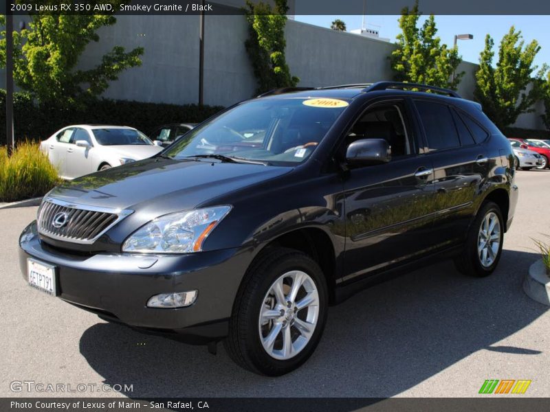 Smokey Granite / Black 2009 Lexus RX 350 AWD