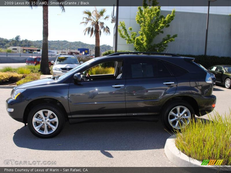 Smokey Granite / Black 2009 Lexus RX 350 AWD