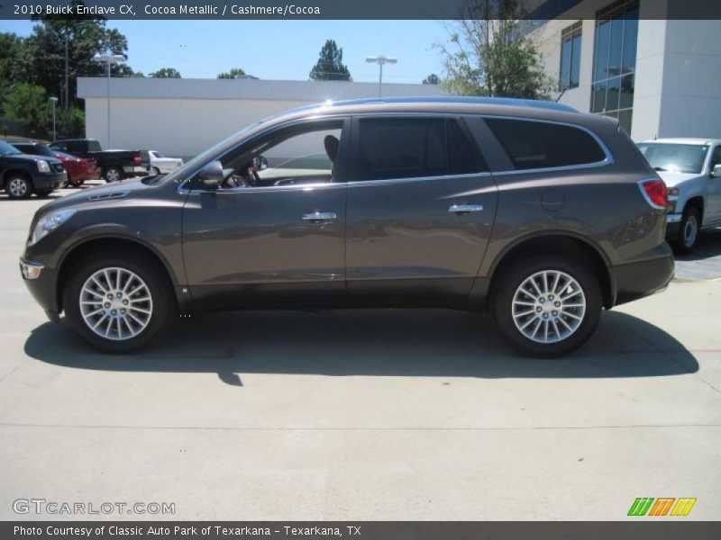Cocoa Metallic / Cashmere/Cocoa 2010 Buick Enclave CX