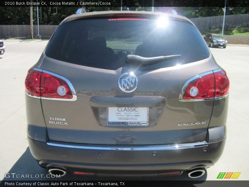 Cocoa Metallic / Cashmere/Cocoa 2010 Buick Enclave CX