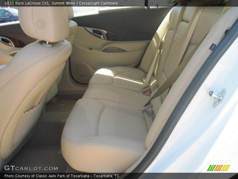 Summit White / Cocoa/Light Cashmere 2010 Buick LaCrosse CXS