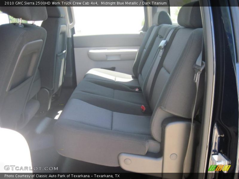 Midnight Blue Metallic / Dark Titanium 2010 GMC Sierra 2500HD Work Truck Crew Cab 4x4