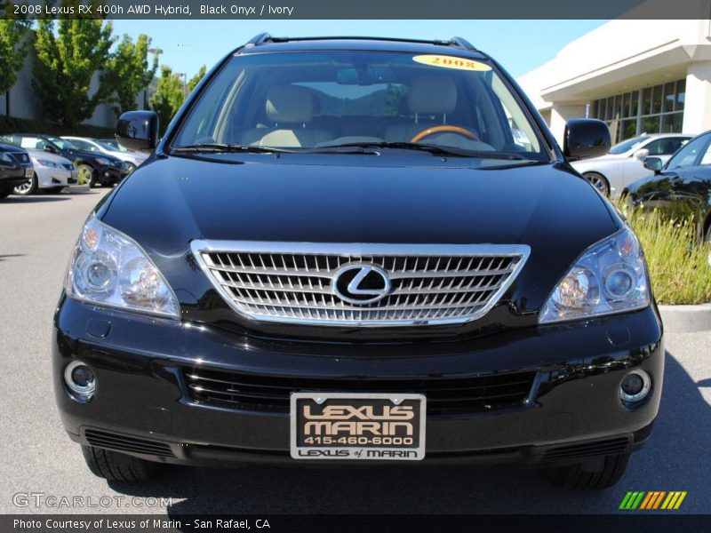Black Onyx / Ivory 2008 Lexus RX 400h AWD Hybrid