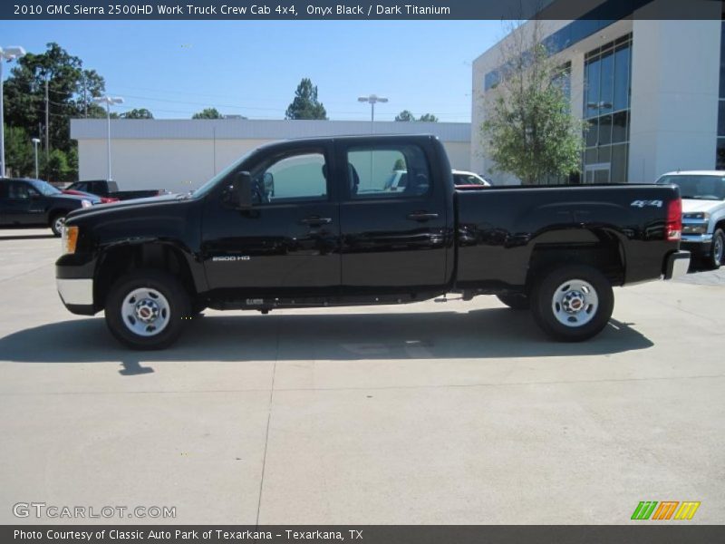 Onyx Black / Dark Titanium 2010 GMC Sierra 2500HD Work Truck Crew Cab 4x4